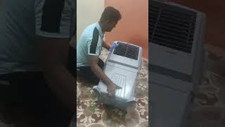 Unboxing Symphony Air CoolerHi Flow 40 Litrs and Installations [upl. by Natsrik]