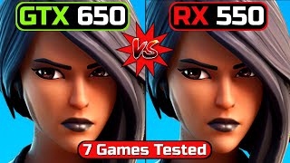 RX 550 vs GTX 650  How Big Is The Difference [upl. by Anehc]