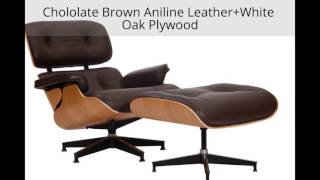 Premium Version Leather Eames Lounge Chair amp Ottoman [upl. by Nellir]