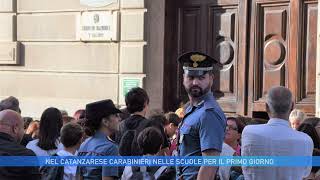 CATANZARO CARABINIERI NELLE SCUOLE PER IL PRIMO GIORNO [upl. by Anitsyrk]