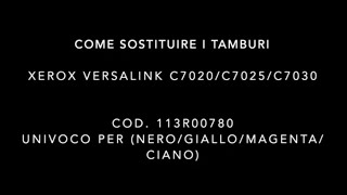 Guida su come Sostituire il Tamburo  Xerox Versalink C7020C7025C7030 [upl. by Asihtal]