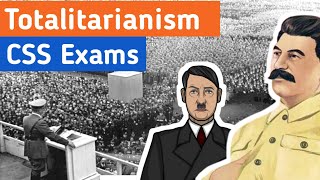 Totalitarianism in Political Science Totalitarianism in HindiUrduWhat is Totalitarianism [upl. by Boutis]