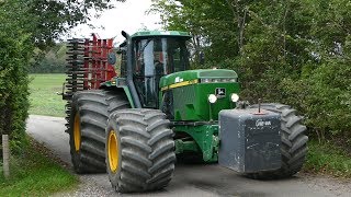 John Deere 4755 Gets The Job Done w 6Meter Horsch Cruiser amp HUGE Tires  DK Agriculture [upl. by Annalla]