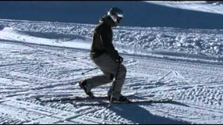 Freeheel Starters Lesson  Introduction to Telemark Skiing [upl. by Saxena]