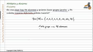 Problemas de múltiplos y divisores [upl. by Analim]