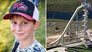 Kansas Water Slide Where 10YearOld Died Is Being Torn Down [upl. by Divadnoj]