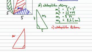 Pythagorova věta příklad 7 [upl. by Nnahgiel674]