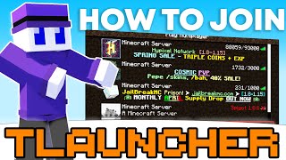 How to Join a Minecraft Server on TLauncher 2023 [upl. by Ahsienom]