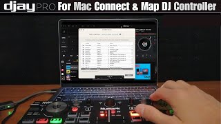 Djay Pro for Mac How to Connect amp Map DJ Controller [upl. by Vani853]