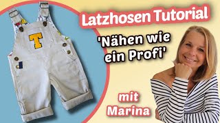 Baby Latzhose nähen Geheime Profi Tipps [upl. by Oiziruam]