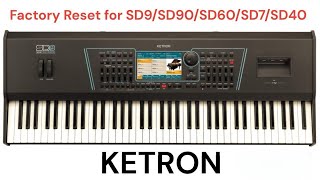 How to do a FACTORY RESET for KETRON SD9SD90SD60SD7SD40 [upl. by Euqinoj493]