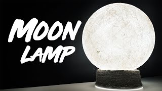 How to Make Moon Lamp  Moon Lamp Making Idea  Crafts Junction [upl. by Atnamas]