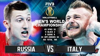 Russia vs Italy  Highlights  Mens World Championship 2018 [upl. by Christal348]