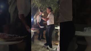 Salt Bae at Nusret Steakhouse Mykonos saltbae saltlife salt shorts [upl. by Dunseath]