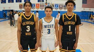 ARCHBISHOP WOOD vs DOWNINGTOWN WEST 12222 JALIL BETHEA Drops 27pts in Season Opener [upl. by Ziegler]