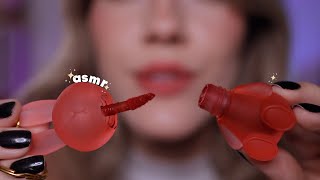 ASMR te maquiando de pertinho ✨💄 mouth sounds voz suave e visual triggers [upl. by Tailor]