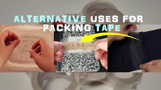 6 Alternative Ways To Use Packing Tape You Need To Know Now [upl. by Macintyre]