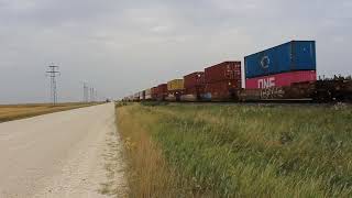 Westbound CN Train Intermodal Friday September 13 2024 [upl. by Engud]