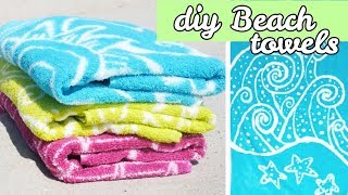 DIY Beach Towels [upl. by Direj]