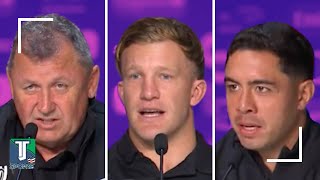 Damian McKenzie Ian Foster amp Anton Lienert Brown TALK about the RWC CLASH against Argentina [upl. by Wooldridge]