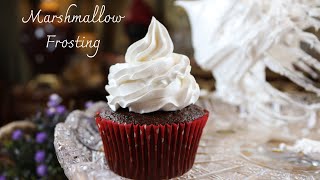 Marshmallow Frosting Recipe  Easy amp Perfect For Piping  No Corn Syrup  By Jamila Azar [upl. by Laws]