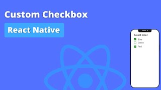 React Native CustomAnimated Checkbox Component [upl. by Lyckman]