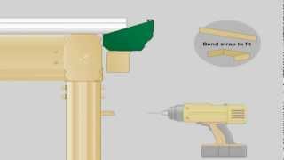 Stratco Outback  Flat Attached  Veranda Patio Carport  HowTo Installation [upl. by Ocsisnarf]