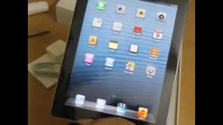 Apple Ipad 4 With Retina Display 64gb Wifi  Cellular 3G  Unboxing and Review [upl. by Orford65]