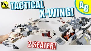 LEGO TACTICAL XWING 75218 ALTERNATIVE BUILD [upl. by Asselim432]