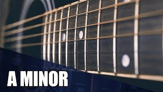 Acoustic Guitar Backing Track In A Minor  Autumn [upl. by Odlauso]