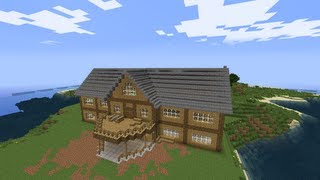 Speedbuild  Villa Minecraft [upl. by Berni]