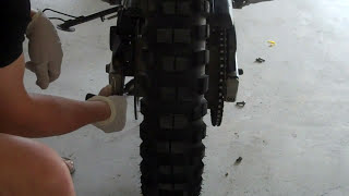 BMW F650GS Rear Wheel removal under 4 minutes [upl. by Retxab]