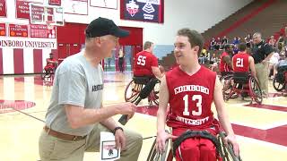 Pittsburgh Steelers vs Edinboro Wheelchair Basketball [upl. by Anaderol454]