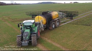 Gülle fahren 2021 mit Fendt 720 Vario  Zunhammer  Bioenergie Meuchlein [upl. by Hesky]