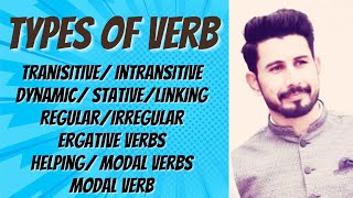 Types of Verbs DynamicStativeLinking RegularIrregular FiniteNonFinite Ergative Modals [upl. by Binny258]