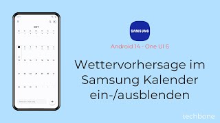 Wettervorhersage im Samsung Kalender einblenden oder ausblenden  Samsung Android 14  One UI 6 [upl. by Tedda]