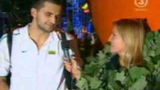 LKleiza drunkFunny interview kleiza girtas D [upl. by Warren]