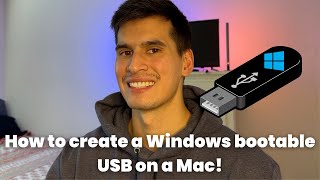 Creating a Windows bootable USB on a Mac Windows 10 or Windows 11 [upl. by Suicul59]