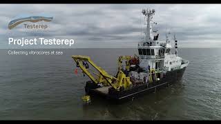 Project Testerep  Collecting vibrocores at sea [upl. by Leahcim]