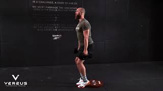 Dumbbell Cyclist Squat  Squat  Close Stance  Heels Elevated  BD [upl. by Guilbert]