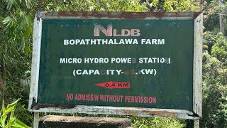 Micro Hydro power station of NLDB Bopaththalawa Farm  Sri Lanka [upl. by Tewell]