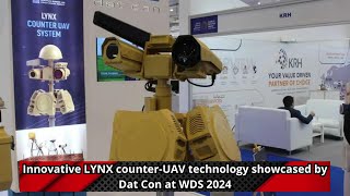 Innovative LYNX counter UAV technology showcased by Dat Con at WDS 2024 [upl. by Halil620]