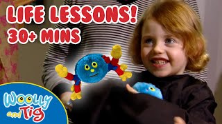 WoollyandTigOfficial  Life Lessons with Woolly 💙💭  30 Mins Marathon  TV for Kids  Toy Spider [upl. by Anelaf]