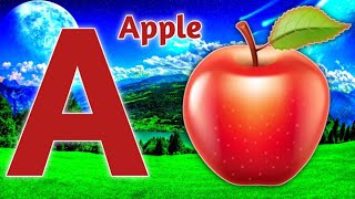 Phonics Song with TWO Words  A For Apple  ABC Alphabet Songs with Sounds for Children [upl. by Renaxela]