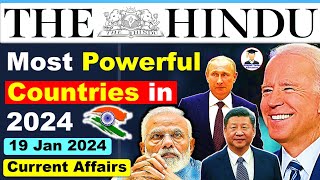 19 January 2024  The Hindu Analysis by Deepak Yadav  19 January 2024 Daily Current Affairs upsc [upl. by Ennovi]