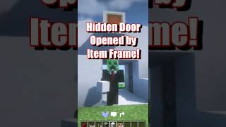 Minecraft Secret Door Tutorial ✅️ [upl. by Eveleen]