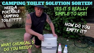 THETFORD PORTA POTTI PORTABLE CAMPING TOILET HONEST THOUGHTS AFTER A BIG LAP OF AUSTRALIA amp REVIEW [upl. by Auqinihs604]