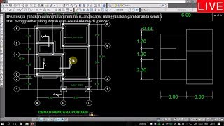 AutoCAD Tutorial Multiline style untuk dinding dan pondasi [upl. by Alleen]