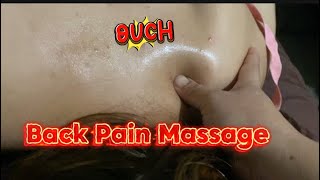 Back Pain Massage  Scapula Pain [upl. by Fadiman]