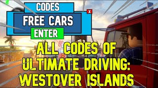 Ultimate Driving Westover Islands Codes  Roblox Codes SshinyShxdow [upl. by Annemarie410]